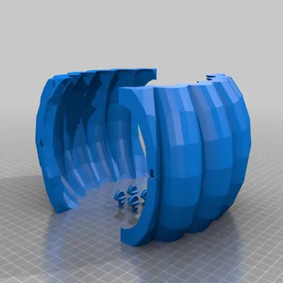 Đèn bí ngô hai mặt có thể thay đổi mặt dễ dàng