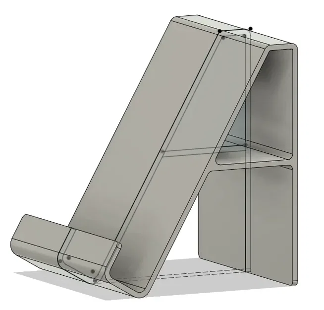 Giá đỡ điện thoại nằm ngang đơn giản để xem video - Image 1