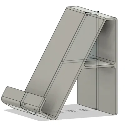 Giá đỡ điện thoại nằm ngang đơn giản để xem video