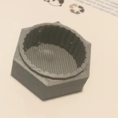 Nắp vặn cho nắp chai GL18 với thiết kế hình lục giác