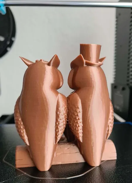 Gia đình cú mèo dễ thương in 3D - Image 7