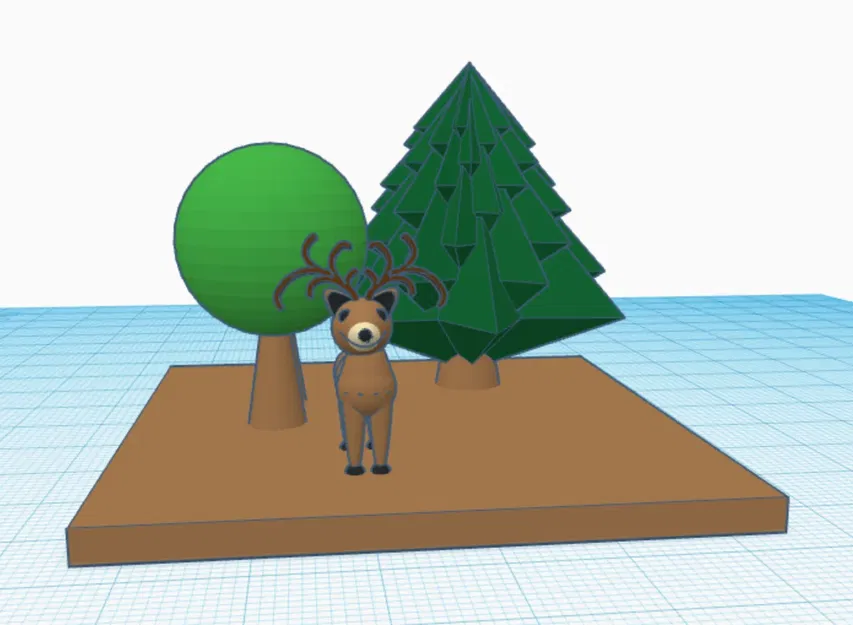 Hươu nghệ thuật điêu khắc 3D tinh xảo - Image 1