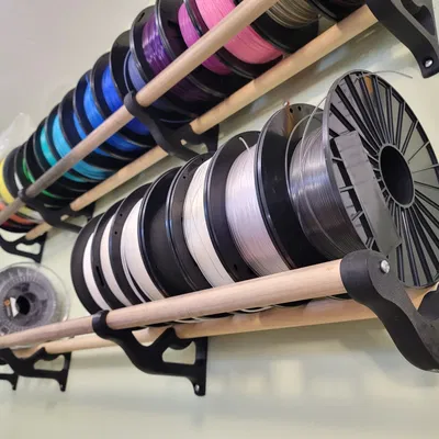Giá đỡ cuộn filament treo tường dễ dàng in 3D