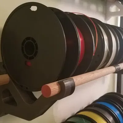 Giá đỡ cuộn filament treo tường dễ dàng in 3D
