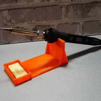 Giá đỡ mỏ hàn với khay và bọt biển