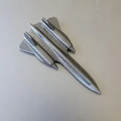 Máy bay SR-71 Blackbird với thiết kế cải tiến cho in 3D