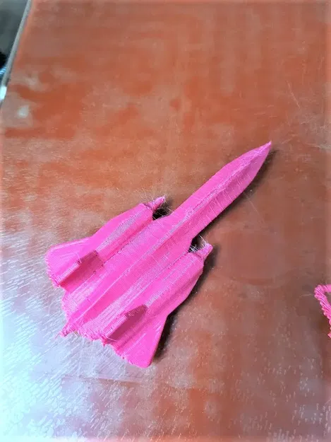 Mô hình SR-71 Blackbird phong cách low poly - Image 2