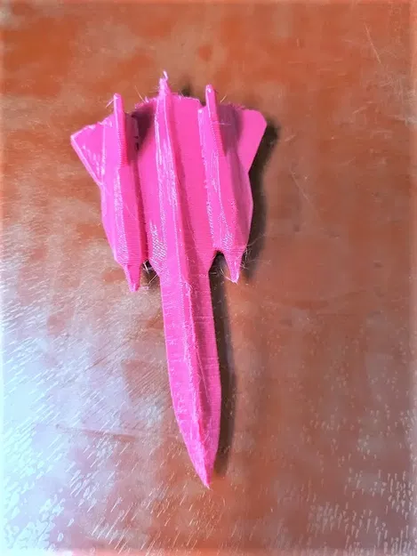 Mô hình SR-71 Blackbird phong cách low poly - Image 3