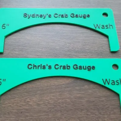 Thước đo cua Dungeness cá nhân hóa cho bờ biển Washington