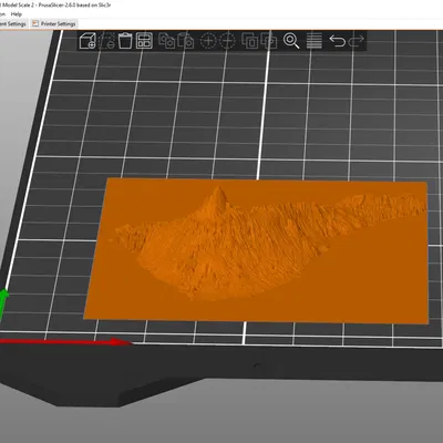 Mô hình quy mô núi Teide trên đảo Tenerife, quần đảo Canary