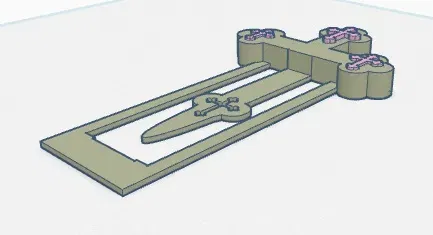 Dấu trang hình thánh giá với các kiểu viền đa dạng - Image 4