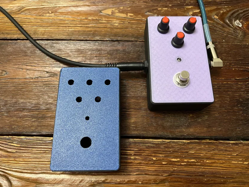 Hộp pedal hiệu ứng guitar với nhiều tùy chọn núm điều chỉnh - Image 1