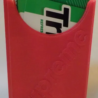 Hộp đựng kẹo cao su không viền Supreme