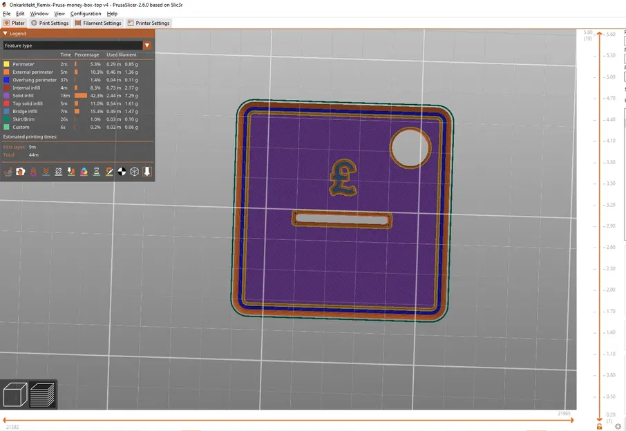 Hộp tiền remix với biểu tượng bảng Anh - Image 2
