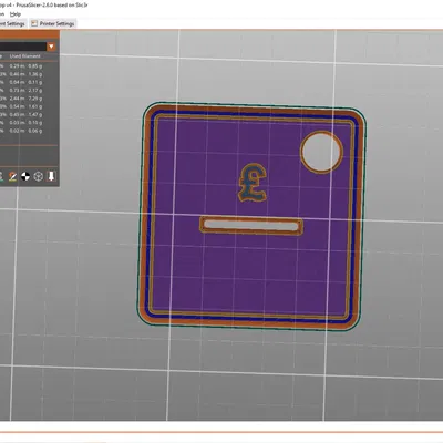 Hộp tiền remix với biểu tượng bảng Anh