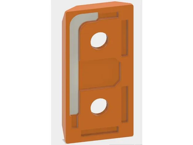 Nắp cuối trục Z nâng cấp Prusa với kênh cáp - Image 2