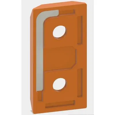 Nắp cuối trục Z nâng cấp Prusa với kênh cáp