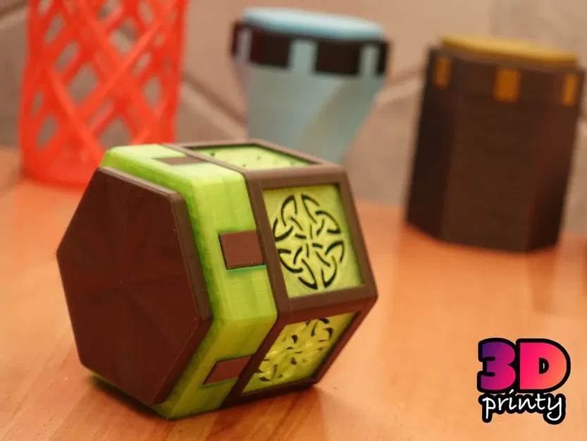 Hộp trò chơi lật khóa hình lục giác - Image 4