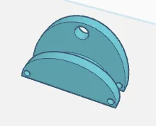 Giá đỡ cáp treo có lỗ cho dây zip và gắn trần - Image 1