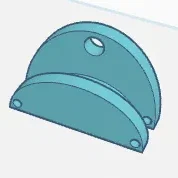 Giá đỡ cáp treo có lỗ cho dây zip và gắn trần