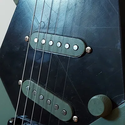 Guitar du lịch điện tử Sparrow không đầu nhỏ gọn