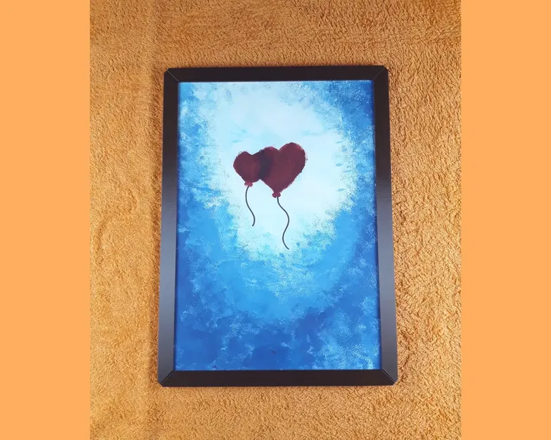 Khung ảnh A4 mỏng thanh lịch treo tường - Image 1