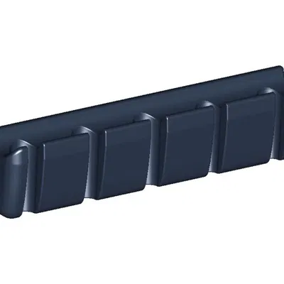 Giá đỡ cáp USB treo tường với tùy chọn lắp đặt khác nhau