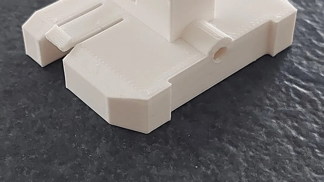 Giá đỡ thanh cửa Hager FZ745SH cho tủ điện - Image 1