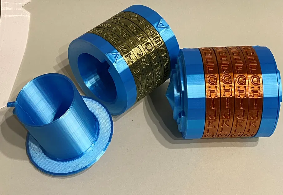 Hộp bí mật Cryptex phiên bản 4 chữ cái dành cho trẻ em - Image 1