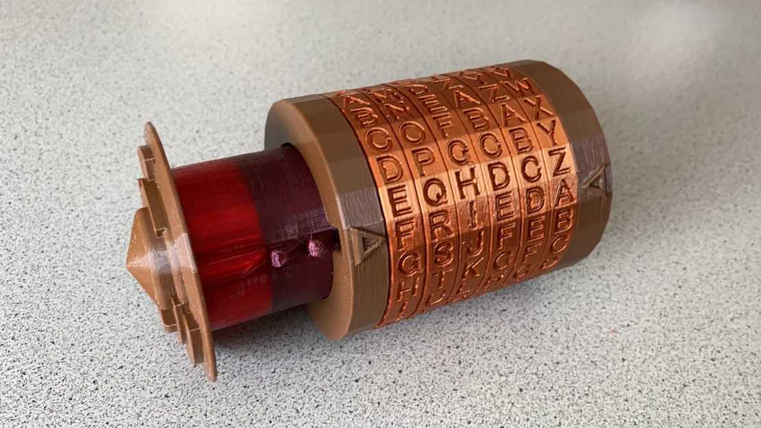 Hộp bí mật Cryptex 6 chữ cái cho cháu ngoại - Image 1