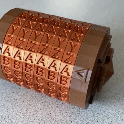 Hộp bí mật Cryptex 6 chữ cái cho cháu ngoại