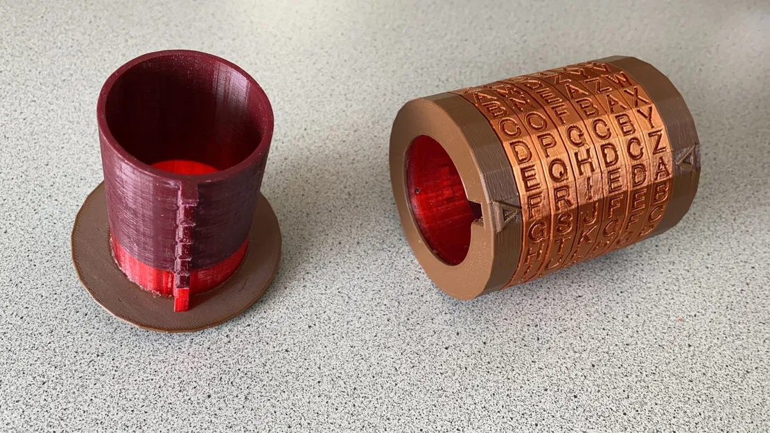 Hộp bí mật Cryptex 6 chữ cái cho cháu ngoại - Image 4