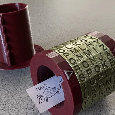 Hộp bí mật Cryptex 5 chữ cái cho cháu tôi