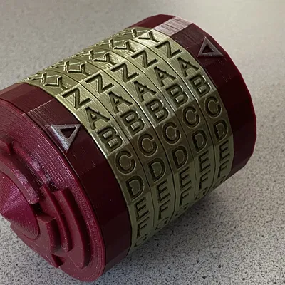 Hộp bí mật Cryptex 5 chữ cái cho cháu tôi