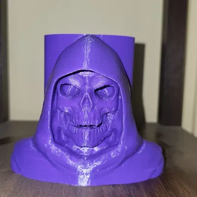 Giá đỡ bút hình đầu Skeletor độc đáo