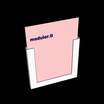 Giá đỡ tờ rơi A4 treo tường có lỗ khoan