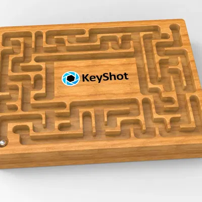 Mê cung với bóng kim loại đường kính 3 mm