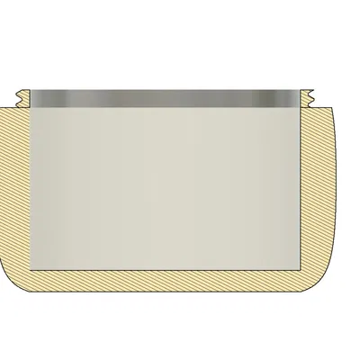 Bình chứa có nắp vặn - mẫu trống để trang trí