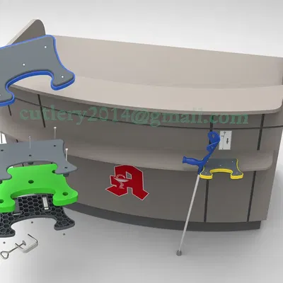 Giá đỡ cho nạng hỗ trợ trong bệnh viện