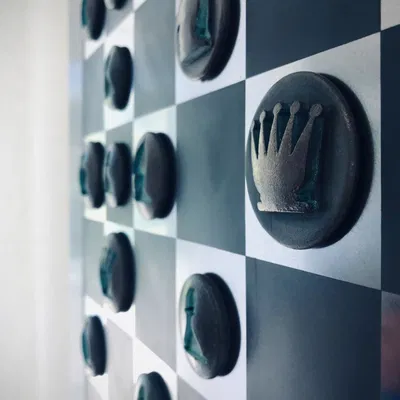 Bảng cờ vua treo tường đẹp cho trò chơi giải trí