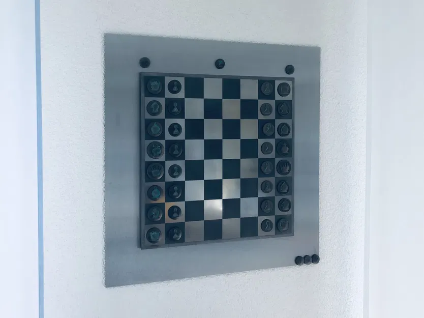 Bảng cờ vua treo tường đẹp cho trò chơi giải trí - Image 2