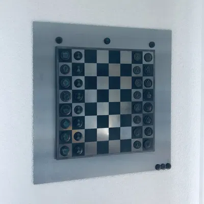 Bảng cờ vua treo tường đẹp cho trò chơi giải trí
