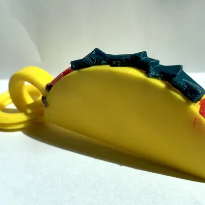 Móc khóa hình taco độc đáo và dễ thương