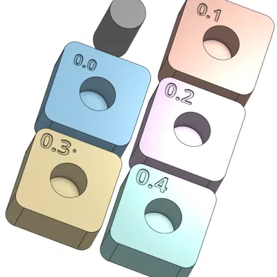 Kiểm tra độ chính xác kích thước của máy in FDM với 5 khối ...