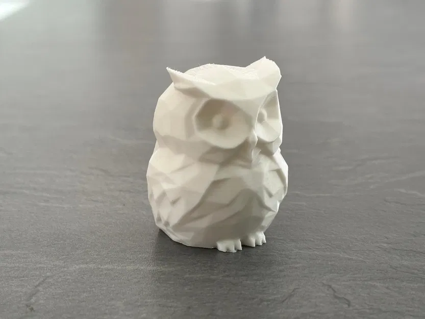 Cú dễ thương phong cách low poly không cần hỗ trợ - Image 3