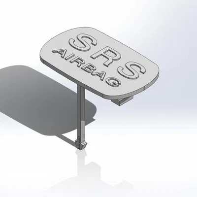 Nắp SRS phía sau cho xe Mercedes W203 Sedan