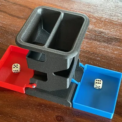 Tháp xúc xắc hai mặt cho trò chơi bàn