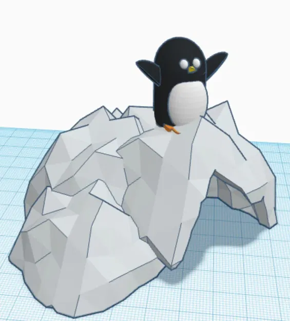 Chim cánh cụt ngộ nghĩnh trong nghệ thuật điêu khắc 3D - Image 1