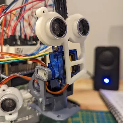 Bộ chuyển đổi siêu âm SR04 cho Blistik's Pan & Tilt