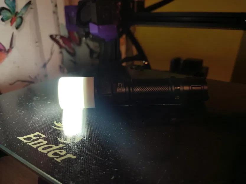 Bộ khuếch tán đơn giản cho đèn pin Wuben C3 - Image 2